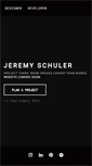 Mobile Screenshot of jeremyschuler.com